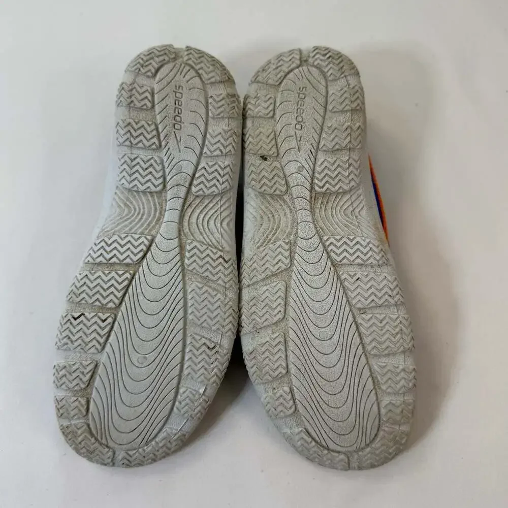 Speedo Junior Surfwalker Pro Water Shoes Blue Orange Size S 13-1